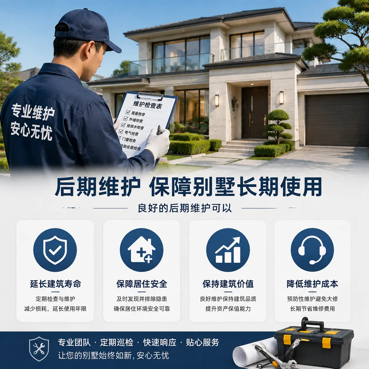 别墅建造公司推荐: 黔西 施工质量的关键要素