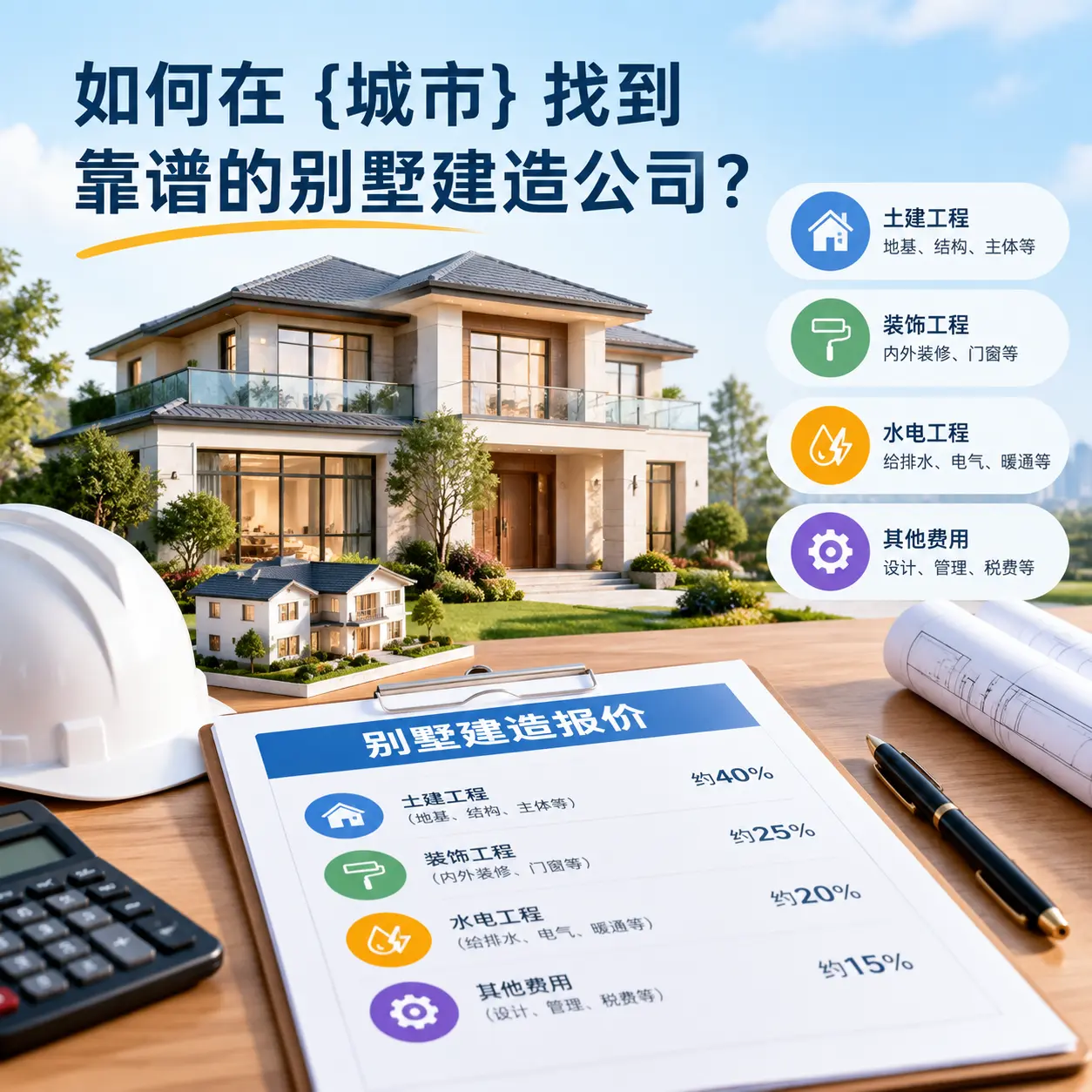 如何在 黔西 找到靠谱的别墅建造公司？