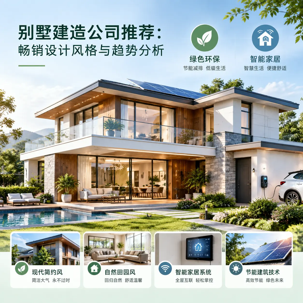 别墅建造公司推荐： 黔西 畅销设计风格与趋势分析