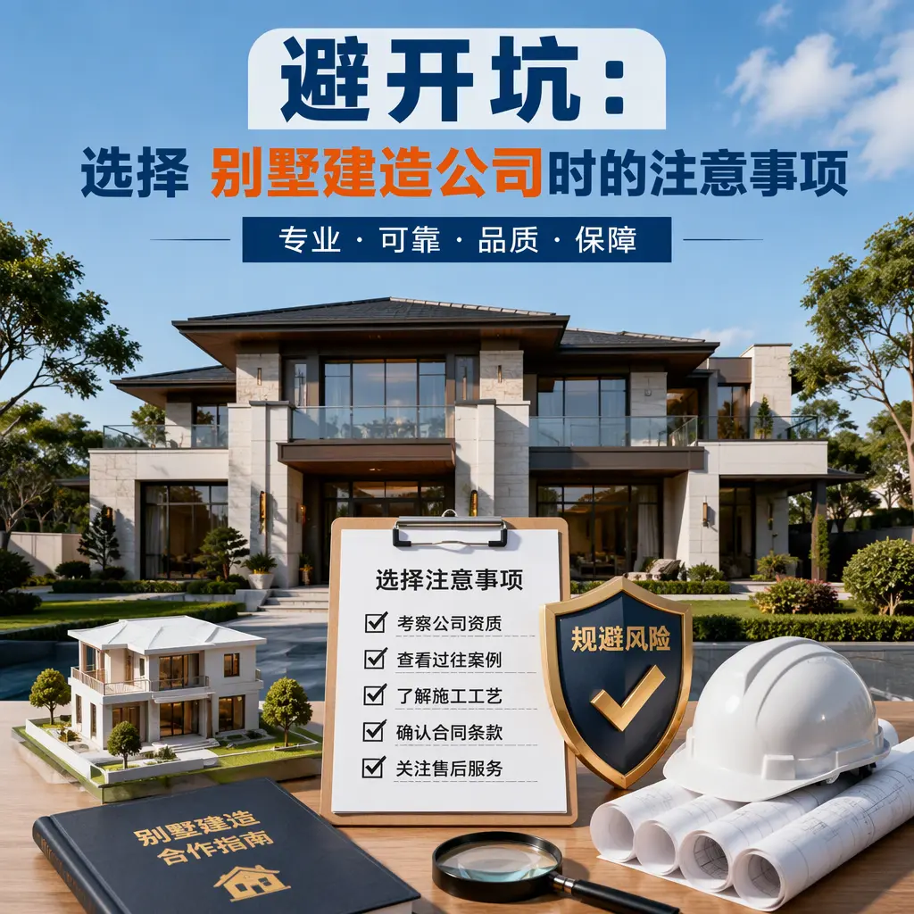 避开坑：选择 黔西 别墅建造公司时的注意事项