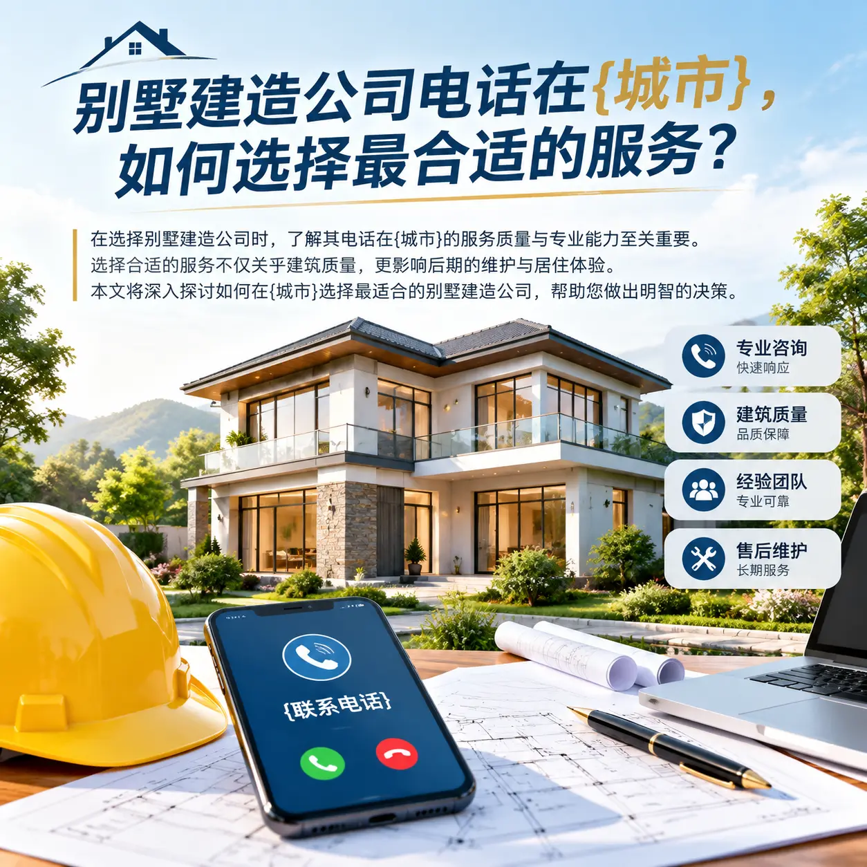别墅建造公司电话在黔西,如何选择最合适的服务?