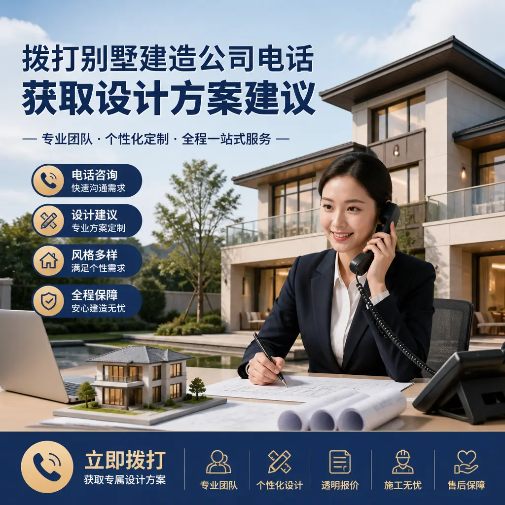 拨打黔西别墅建造公司电话,获取设计方案建议