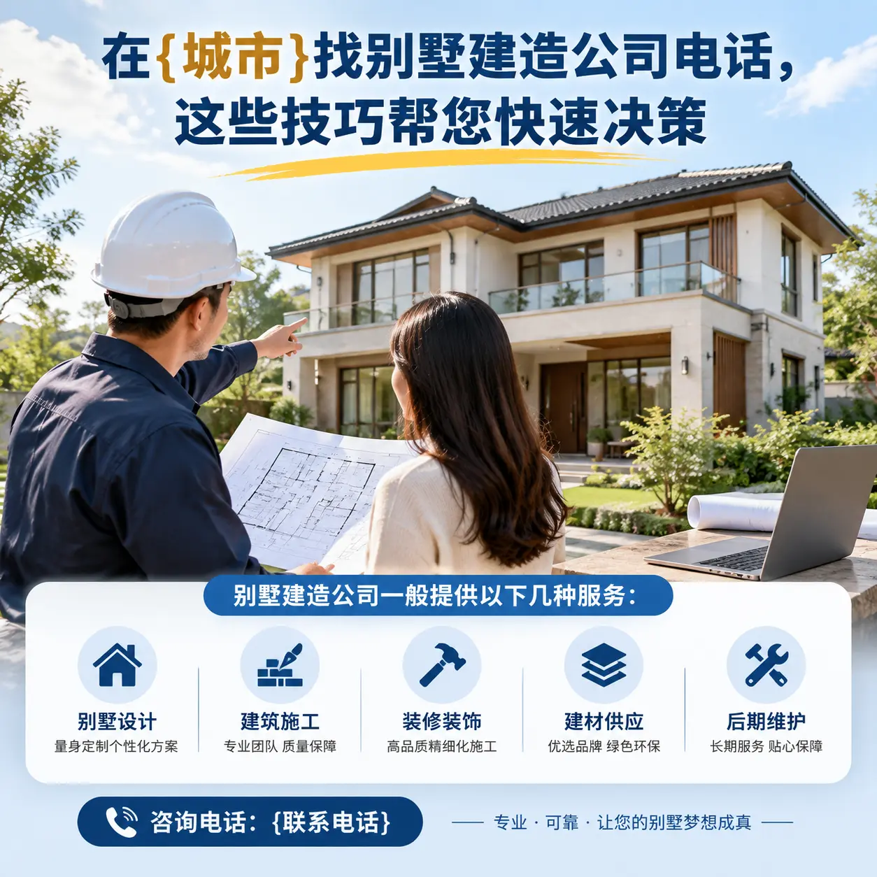 在黔西找别墅建造公司电话,这些技巧帮您快速决策