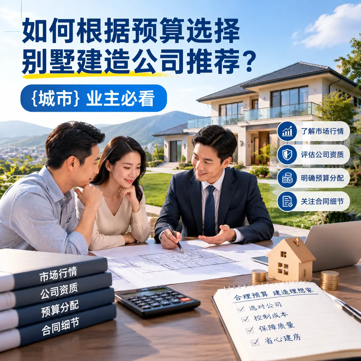 如何根据预算选择别墅建造公司推荐? 黔西 业主必看
