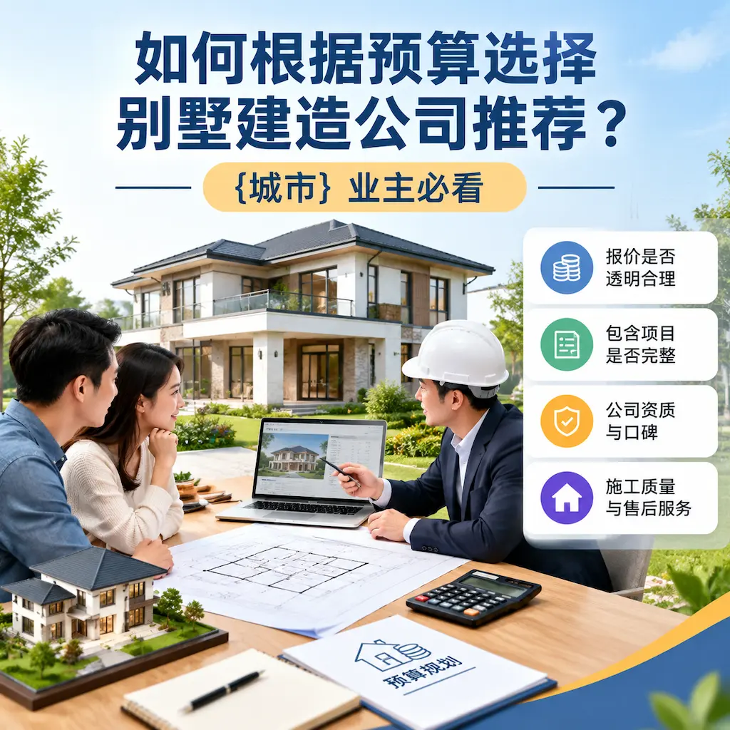 如何根据预算选择别墅建造公司推荐? 黔西 业主必看