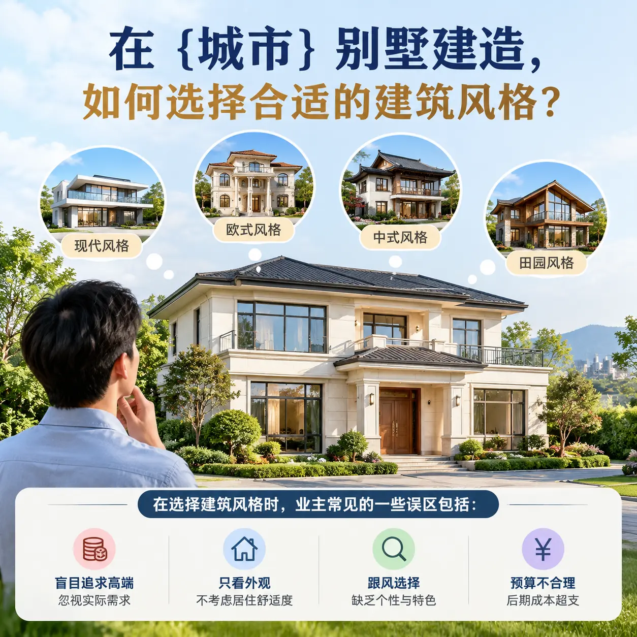 在 黔西 别墅建造,如何选择合适的建筑风格?