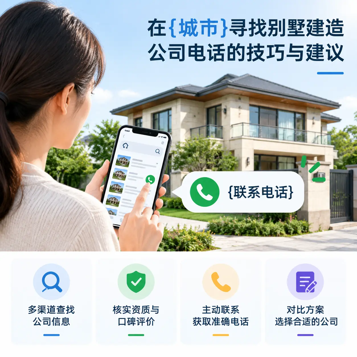 在黔西寻找别墅建造公司电话的技巧与建议